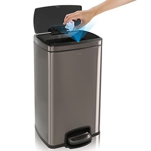 IRONWALLS Motion Sensor Automatic Trash Can 13 Gallon 50 Liter, 3 in 1