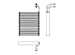 TYC 97124 Evaporator Compatible with 2008-2013 Honda Accord