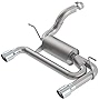 Borla 11956 S-Type Axle-Back Exhaust System 2.75 in. Into Muffler Dual 2.5 in. Out 3.5 in. Single Round Rolled Angle Cut Lined Tip Single Split Rear Exit Polished S-Type Axle-Back Exhaust System