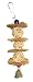 All Things Bunnies Hanging Straw and Bell Rabbit Toy