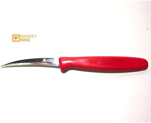 Red Fruit & Vegetable Thai Carving Knife Crescent Knives Art Carve Authentic Marketking Brand New