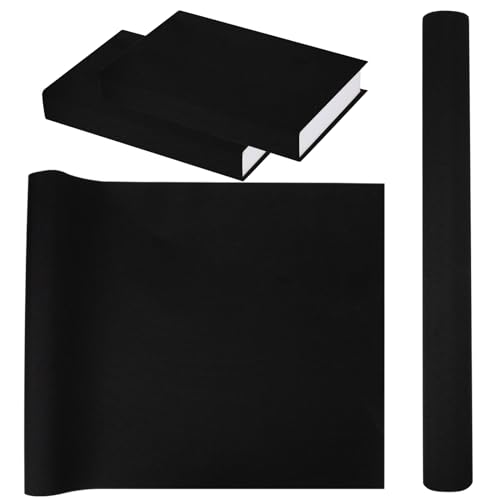 Fuceury Book Cloth for Book Binding 5717 Inch Black