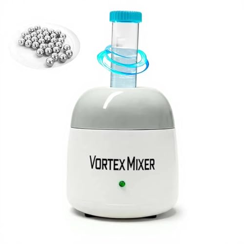 ABEST - ABEST Mini Vortex Mixeur, mélangeur peinture pour salons de manucure, peintres et bricoleurs, 5200RPM agitateur de peinture de laboratoire Vortex avec fonction tactile(gris)