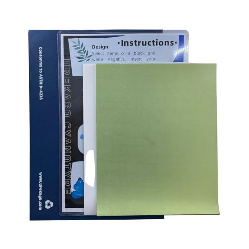 UrekaGo Personalized Vintage Photo Printing Service - DIY Cyanotype Kit or Handmade Finished Photography Artwork, Perfect Present for Anniversary, Wedding,Birthday, Holidays