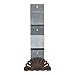 Allen Company EZ Mount Stackable Turkey Fan & Beard Display - Metal Trophy Mount Holds Up to 5 Fans & Beards - Modular Space-Saving Wall Display for Turkey Slam & Hunting Trophy Rooms - Brown