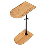 Diseñado para un apoyo seguro: con un diseño robusto de marco en C y un tubo de soporte grueso, esta mesa de sofá soporta de forma segura hasta 88,18 libras