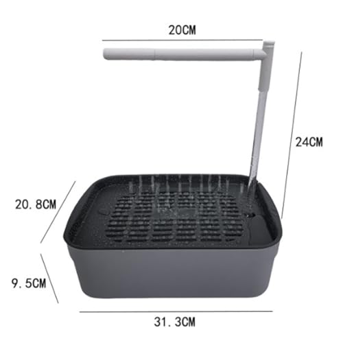 Baignoire de douche de perroquet automatique avec système USB durable - 8