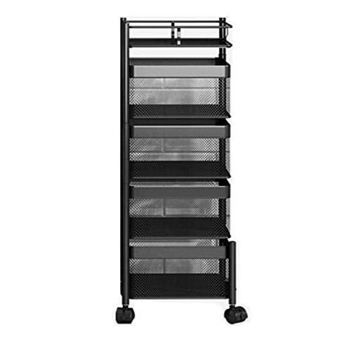 Estante para frutas y verduras de cocina con cesta de almacenamiento giratoria cuadrada
