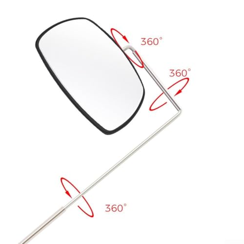 Practical Rear View Eyeglass Mirror for Cycling Helmet, Strong and - Image 7