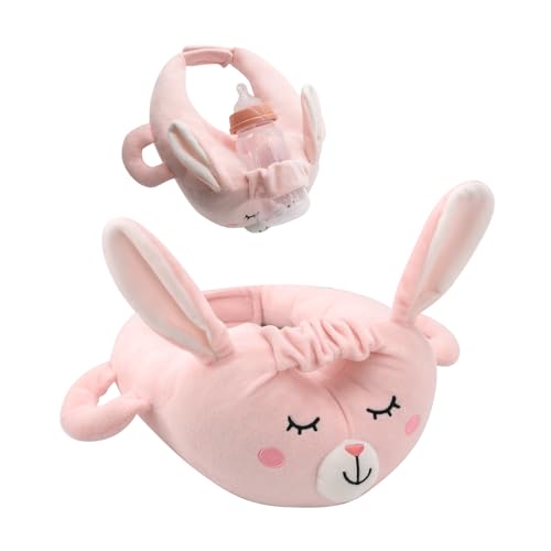 Image of RoamReady Baby Bottle Holder Hands Free, Portable Bottle Holder for Baby Self Feeding Pad, Babies Feeding Pillow, Babies Bottles Handing Sling