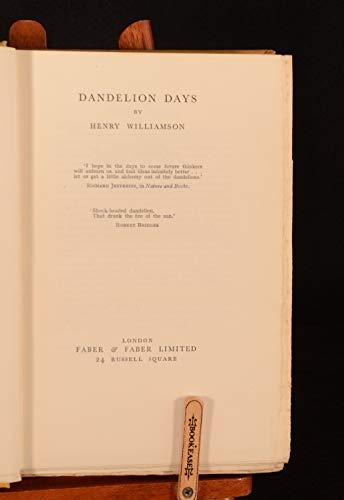 Dandelion days B00085PKDO Book Cover