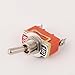 FABULETTA Industrial SPST Toggle Switch E-TEN1021 15A 250V On-Off Rocker Style with 2 Pin 2 Position and 12mm Screw Mount Compatible with Automotive Marine Electrical Projects