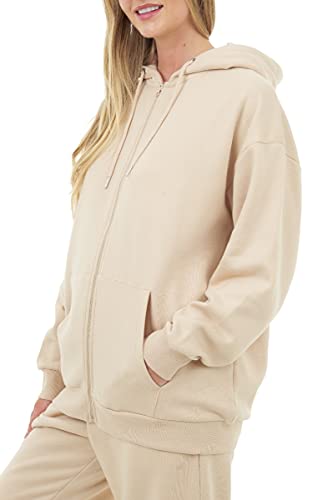 M17 Womens Ladies Recycled Zip Through Oversized