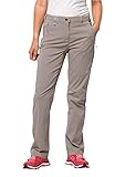 windabweiser vw t6 climair elastisch Jack Wolfskin Damen Activate Light Pants Women Wasserabweisend Elastisch Atmungsaktiv Windabweisend Outdoor Softshell, Wanderhose Hose, Moon Rock, 46