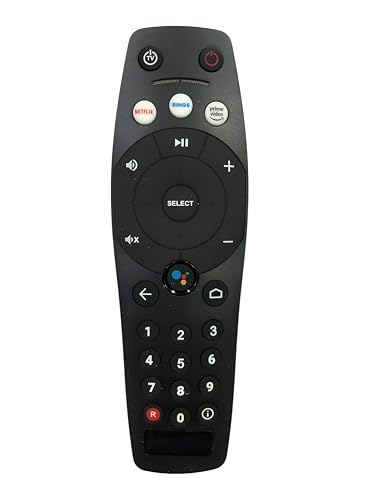 Image of Upix Compatible Tata Play Binge Plus DTH Remote No. 1325 | with Voice | with Netflix & Prime Video Function | Exactly Same Remote Will Only Work | Pairing is Required