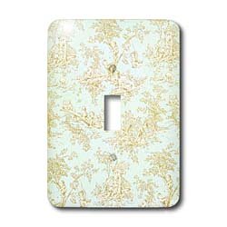 Interrupteur à bascule aqua n beige 3dRose lsp_109220_1 pour déco murale
