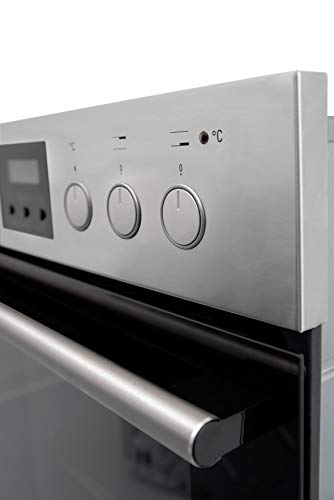 Bauknecht HEKO H200 Herd-Kochfeld Kombination/Glaskeramik-Kochfeld (60cm)/ Hydrolyse-Selbstreinigungssytem/Umluftherd mit 5 Funktionen