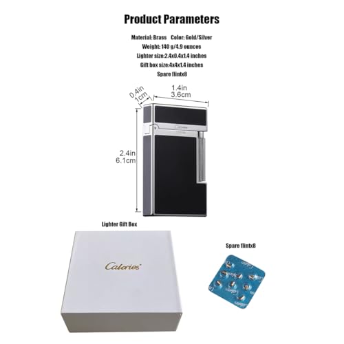 Encendedor clásico recargable de butano cobre miniatura 2