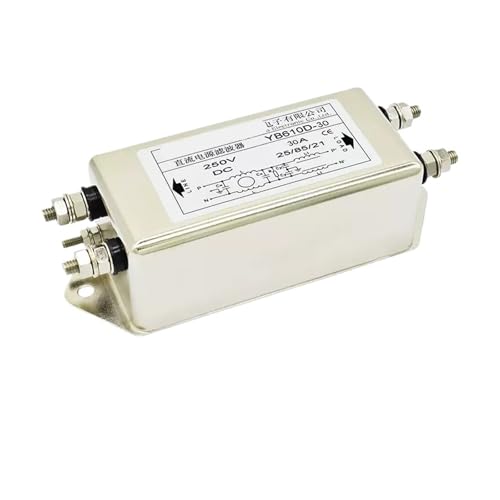 Filtro de alimentación de CC YB610D de dos etapas para armario eléctrico de 12V