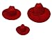 12pcs Mini Cowboy Hat Western Wedding Favors Decoration 3" Red