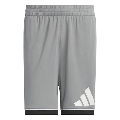 Short de basket adidas homme S gris élimine la transpiration avec sa longueur 7 inch