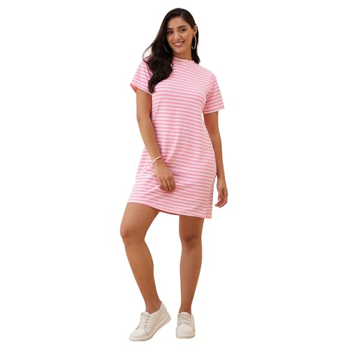 Rare Women's Regular Fit Dress (Ep8069A_Pink 2Xl)