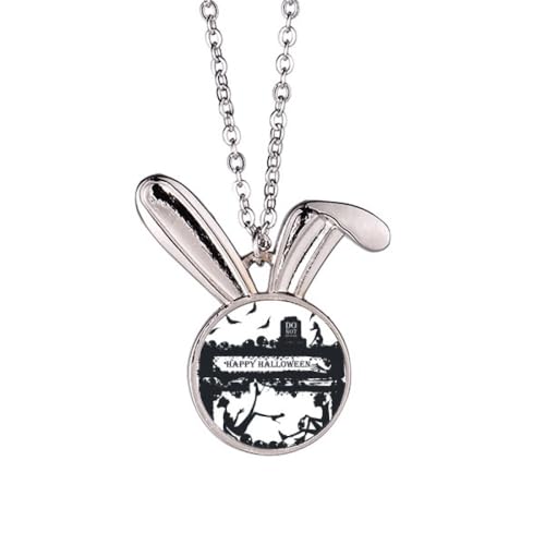 Collier lapin humain corbeau résistant pour compléter un déguisement Halloween
