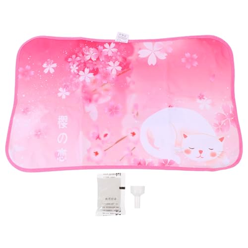 EPIGEIST Multifunktionales Sommer Kühlkissen mit Eisfüllung Wiederverwendbares Eiskissen für Erholsamen Schlaf und Muskelentspannung Rosa