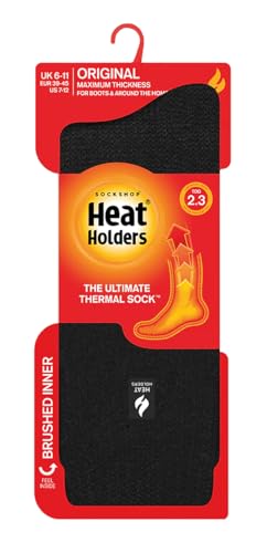 HEAT HOLDERS - Mens Thick 2.3 TOG Winter Warm Original Twist Thermal Crew Socks2