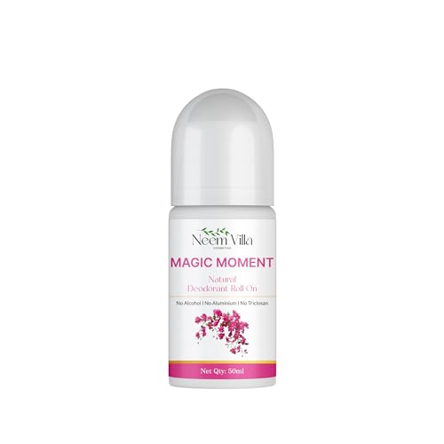 Image of Roll-On & Underarms Roll-On Duo - Alcohol-Free, Silicon-Free, Paraben-Free, Elegance Infused, Underarm Whitening Natural Roll On, Deodorant For Women&Men - 50 ml (MAGIC MOMENT)