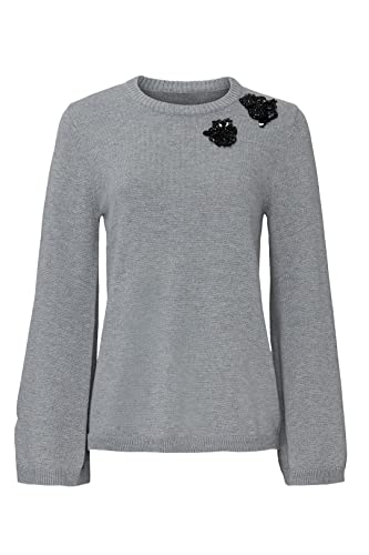 Rent The Runway Pre-Loved Grey Embellished Sweater2