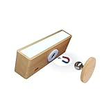 TIEOAXFT Lámpara de Pared de Madera nórdica con Aplique de Pared Regulable Giratorio 360 magnético táctil for Dormitorio luz de Montaje en Pared inalámbrica for Lectura(1pcs Beech Wood)