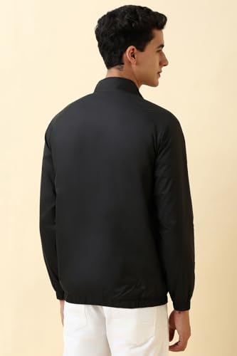 Image of Allen Solly Mens Cotton blend Standard Length Jacket