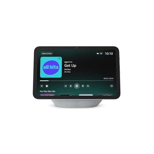 Amazon Echo Show 8 (newest model), Vibrant HD 8.7" display with spatial audio, Designed for Alexa+, Glacier White