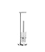Produktbild SMEDBO "Outline Lite WC-Rollenhalter und Bürste Runde der Edelstahl poliert/mattiertes Glas, Silber/Weiß