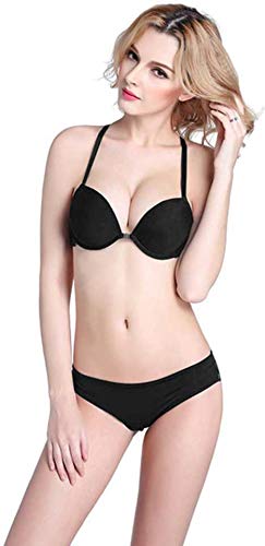 Women's Sexy Padded Designer Soft Special Day Honeymoon Lingerie Bra Panty Set-image-27