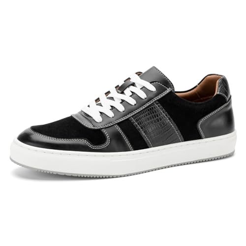 Image of JITAI Men's Fashion Sneakers Shoes Lightweight Fashion Shoes with Wingtip Brogue & Lace-up Design Casual Business Shoes