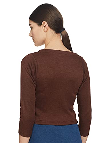 Thermocot Thermal Top for Women | Women Winter Wear Upper in Three Quarter Sleeves | Snug Fit with Button Closure | Women's Innerwear Warms Blouse | Pack of 1 - Image 2 thumbnail