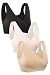 Women's Seamless Maternity Sleep Bras Breastfeeding Everyday Bra 3 Pack No Padding L