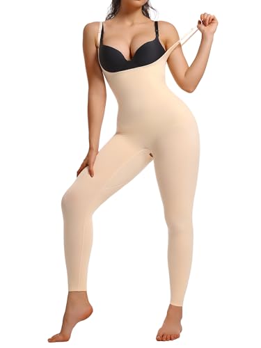 Image of SHAPERX Hourglass Leggings Anti Cellulite Compression Full Body Shapewear Breathable No Roll Down
