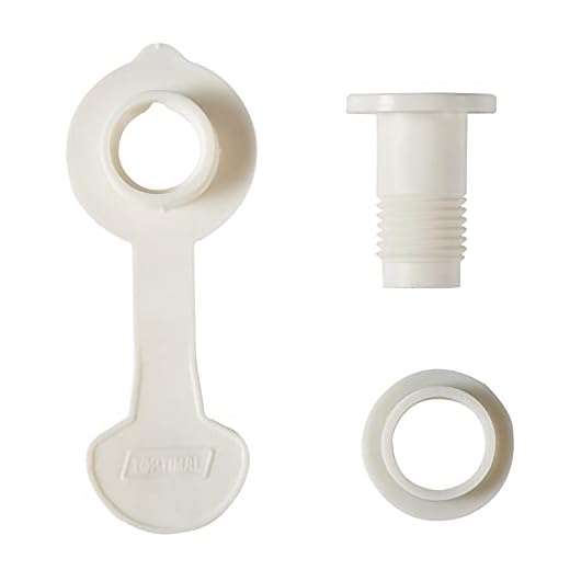 Cooler Standard Drain Plug Assembly, Drain Plug Replacement for Cooler - 1.5" Shaft Length
