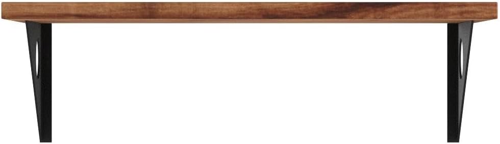 Industrial Rustic Wall-Mounted Table, Dining Table Desk, Pine Wood Wall-Mounted Bar Tables (40"X18")