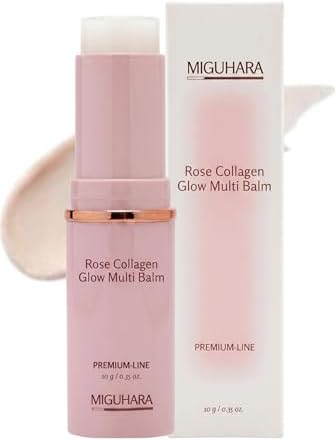 MIGUHARA Rose Collagen Glow Multi Balm Stick - Reallagen EX Collagen Balm