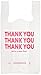 Garvey 063036 "Thank You" Bags, Printed, Plastic, 11.5 X 6.5 X 22 - .55 mil, White, 250/Box