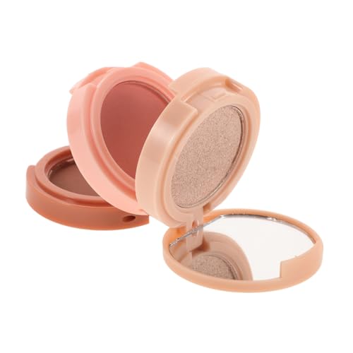 Healeved Paleta De Maquillaje Resaltador Revolución Paletas De Maquillaje Reflejos Rubor Maquillaje Bronceador En Crema Maquillaje De Contorno Rubor De Elfo Paleta De Contorno Crema Rosado