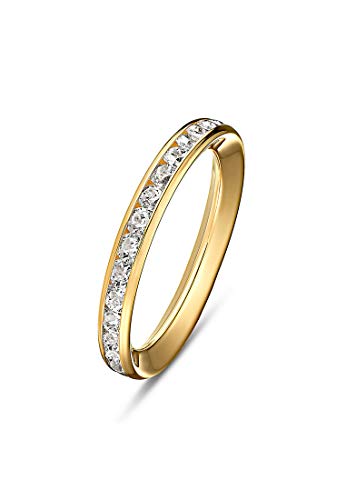 Preisvergleich Produktbild CHRIST Gold Damen-Damenring 375er Gelbgold 0 Zirkonia 56 Gold 32004384