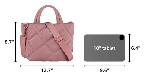 Image of BAGSMART Crossbody Bags for Women, Lightweight Purses for Women, Quilted Puffer Tote Handbags for Daily Use,Shop,Travel