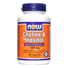 NitikanShop Now Foods Choline and Inositol 500 Mg 100 Caps (1)