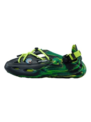 Image of The Souled Store Hydros: Men Clogs | Lightweight EVA Slip-on Sandals for Men with Adjustable Velcro Strap, Removable Laces & Detachable Naruto Silicone Charms