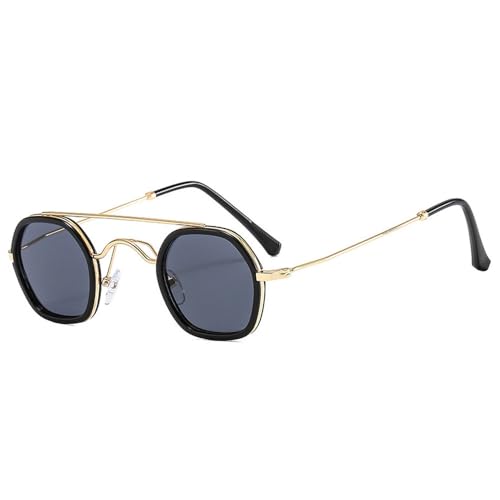 Lunettes de soleil UV400 polygone avec verres dégradés pour une protection totale en ville